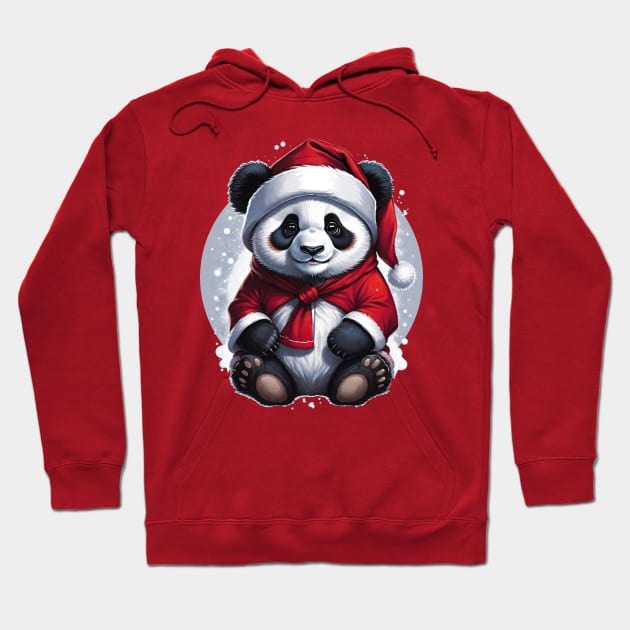 Santa Claus Baby Panda | Christmas Hoodie by TMBTM
